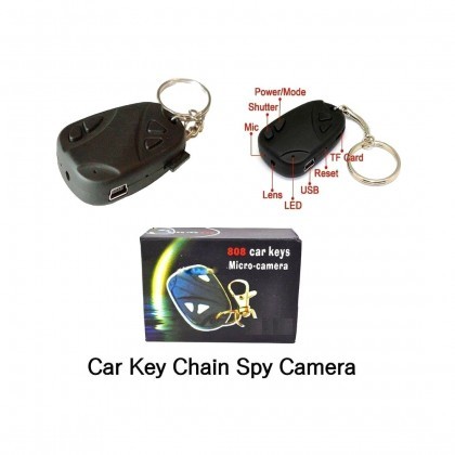 Mini Camera Car Key Ring Video with Voice Recorder